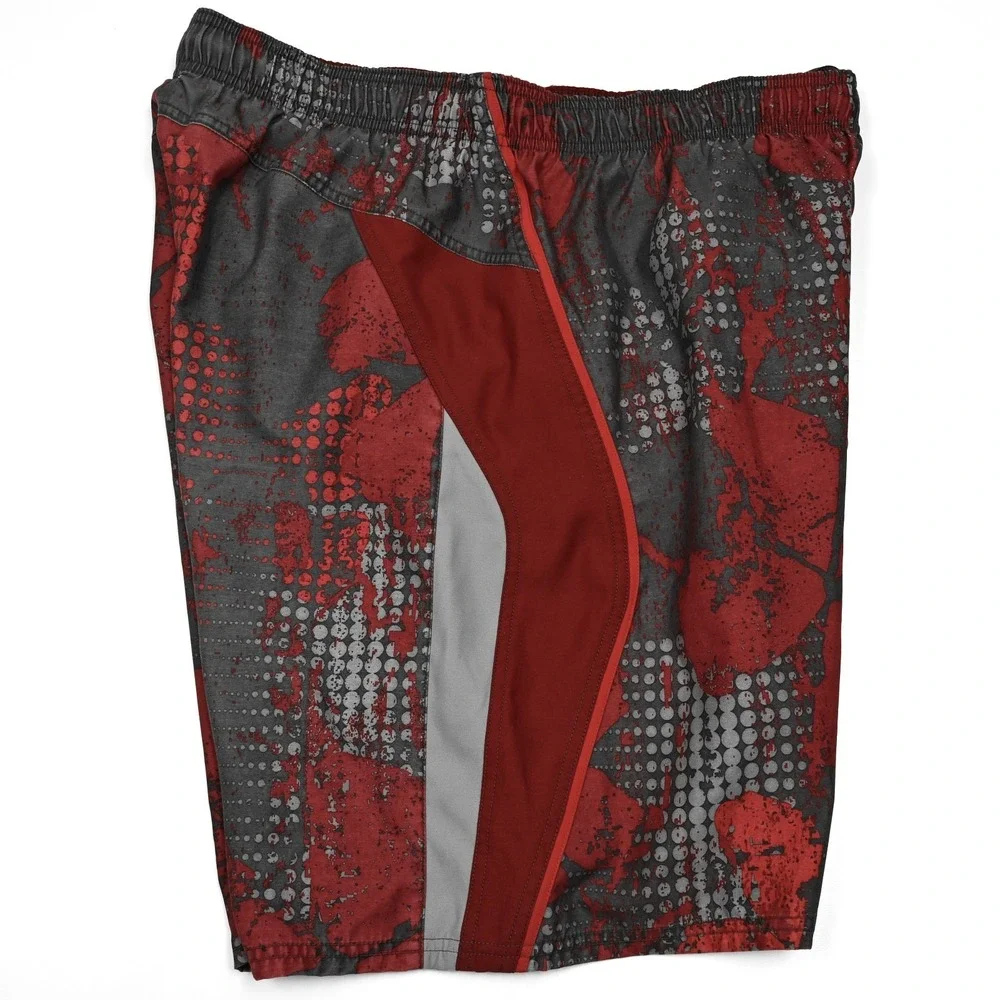 Nike Floral Beach Shorts Large/XL Embroidered Logo Y2K‎ Swim Retro Mesh Lined